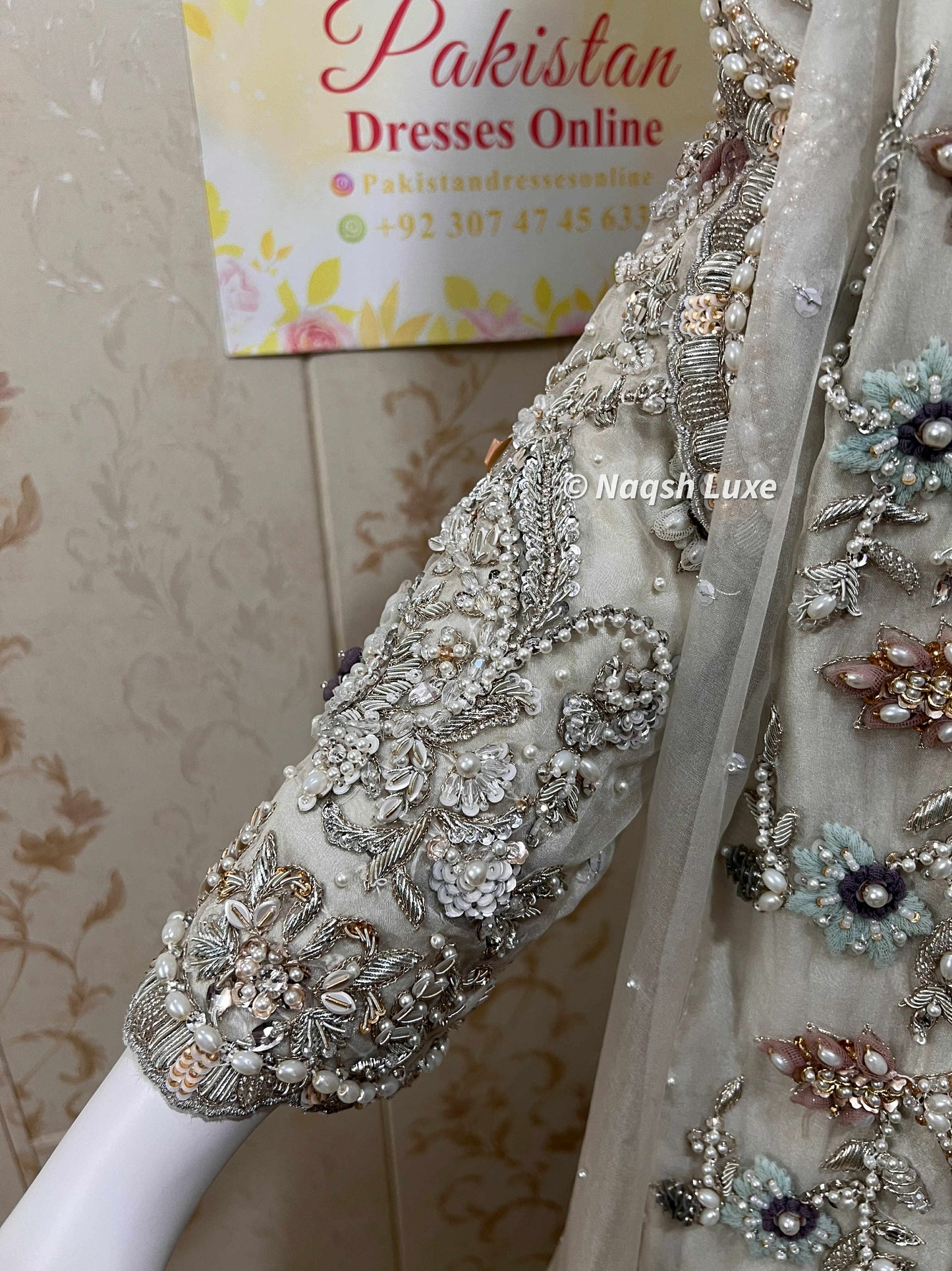 Majestic 3D flowers Dress