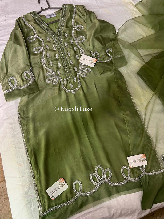 Olive Green Dress