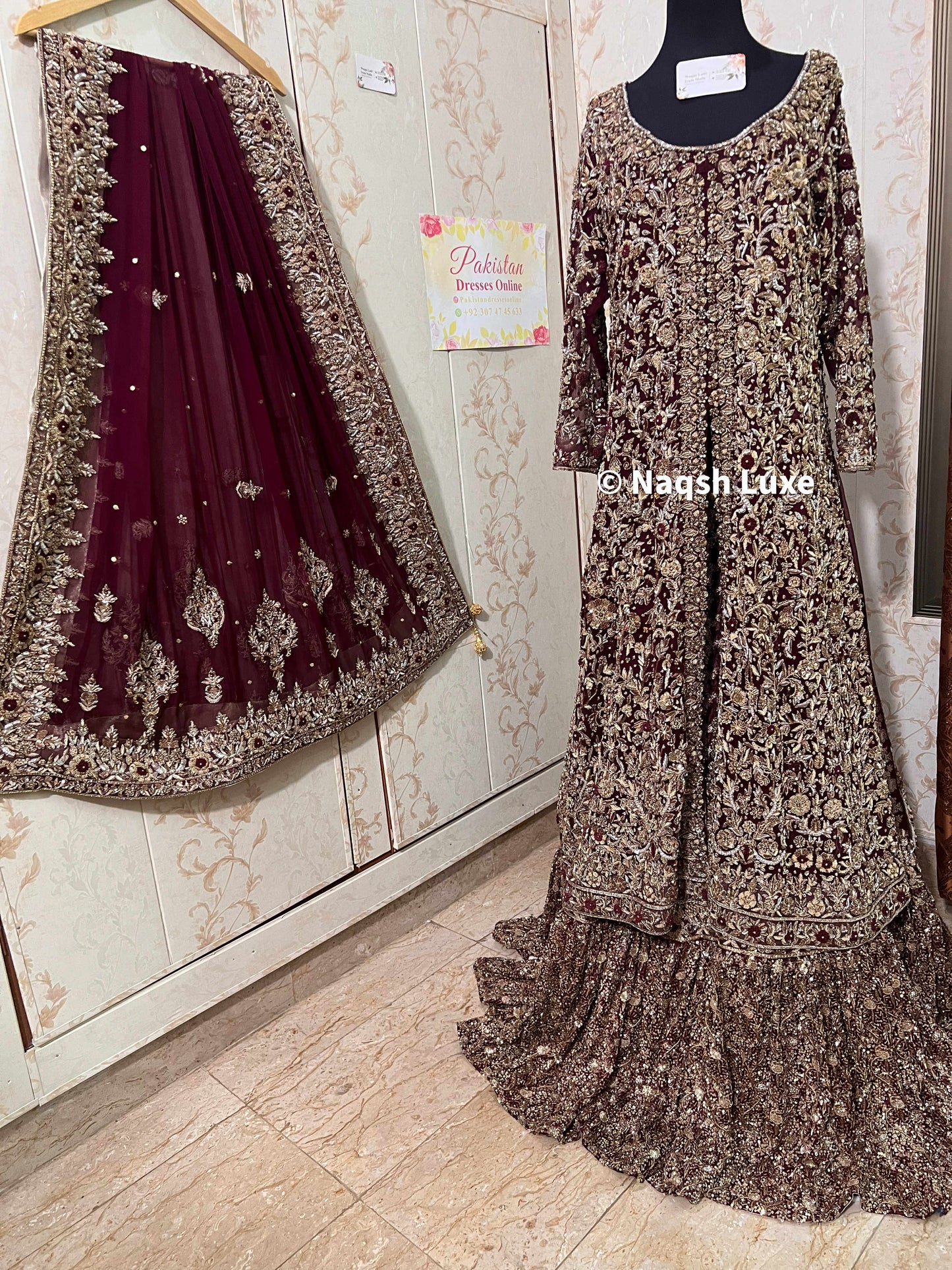 Bridal in Anaar Shade