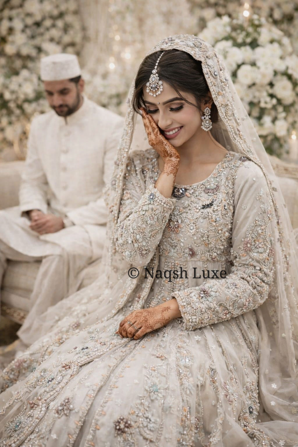 Majestic 3D flowers Dress