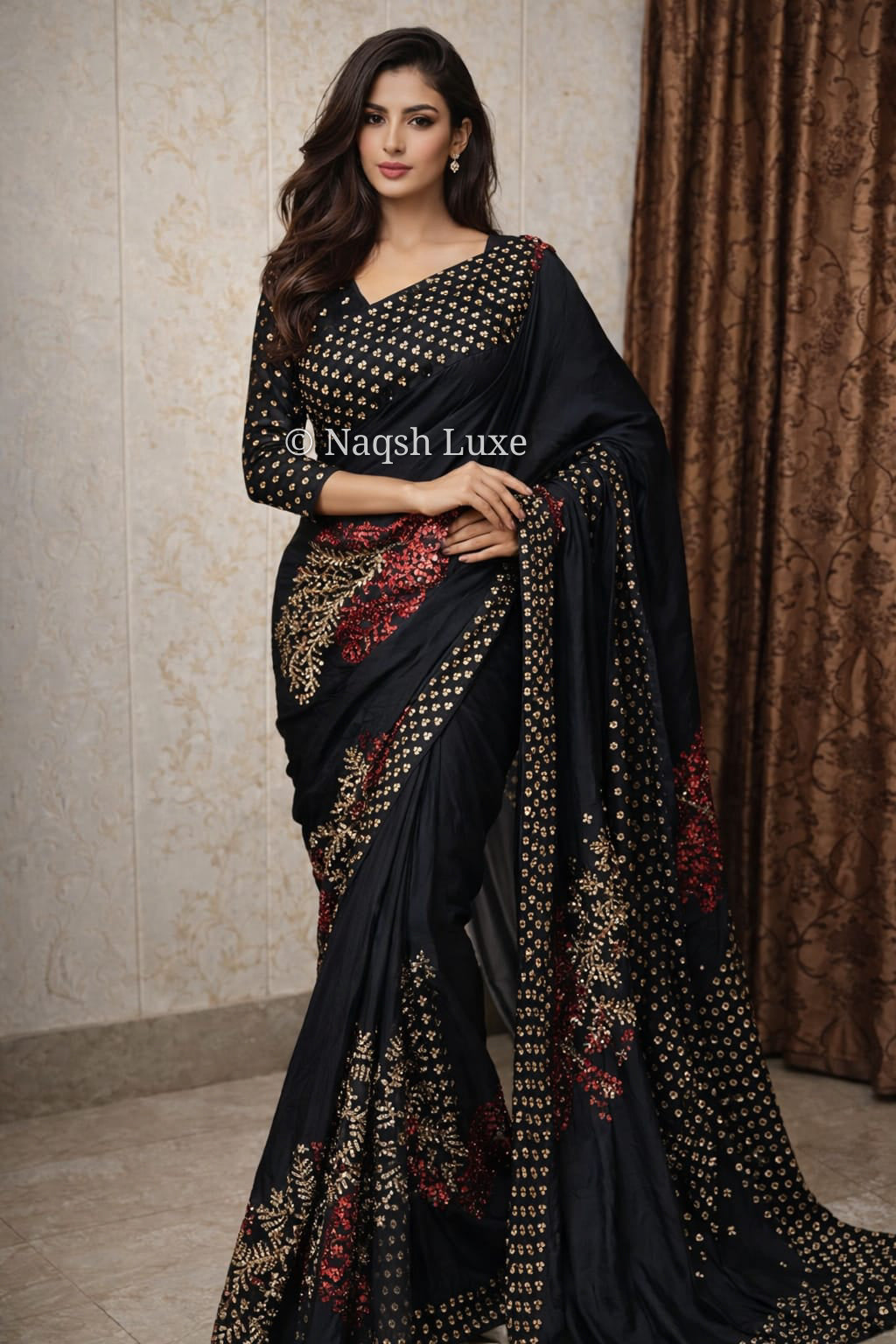 Black Saree