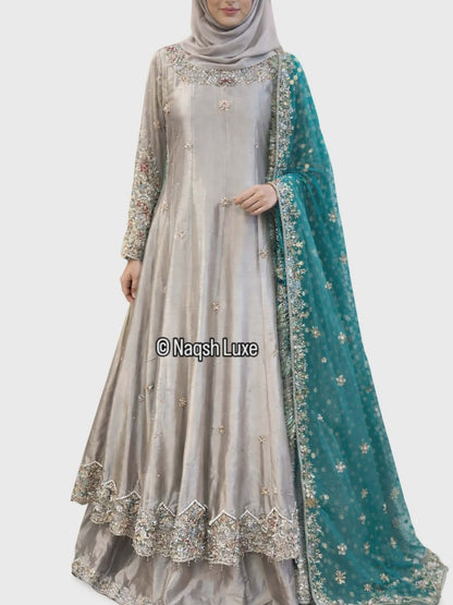 Zehraya Teal Whisper